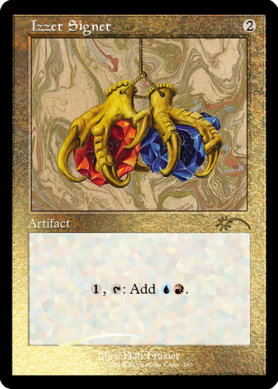 Izzet Signet (Retro) (Foil Etched) [Secret Lair Drop Series] | Dumpster Cat Games