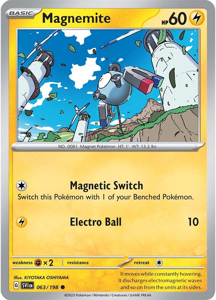 Magnemite (063/198) [Scarlet & Violet: Base Set] | Dumpster Cat Games