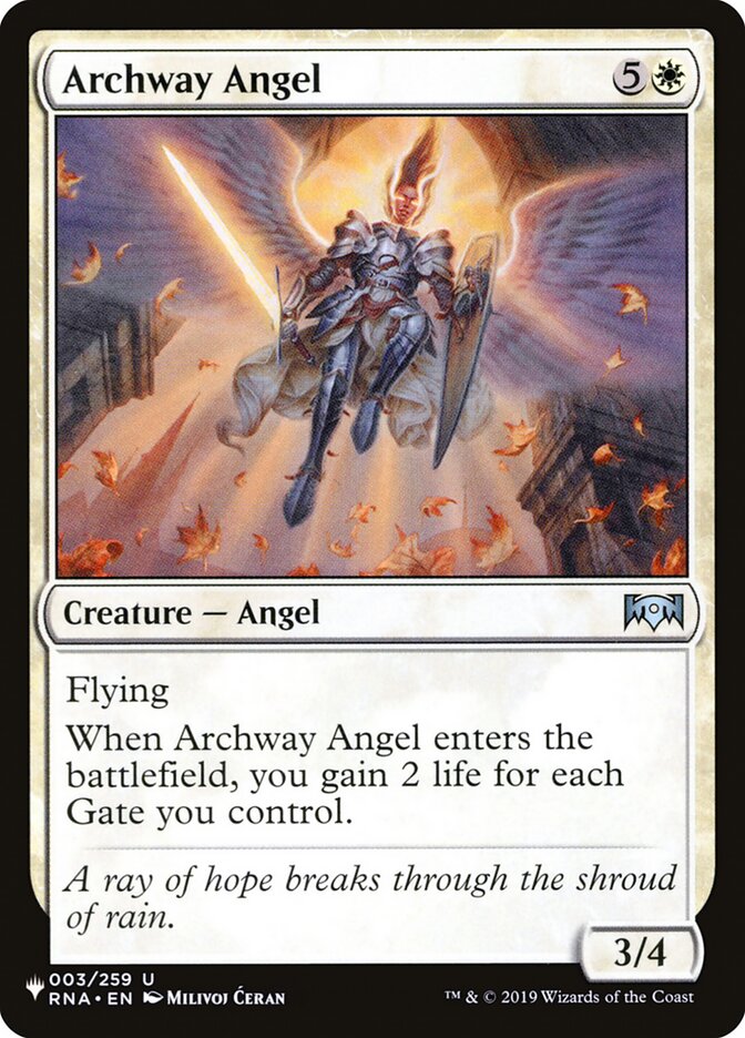 Archway Angel [The List] | Dumpster Cat Games