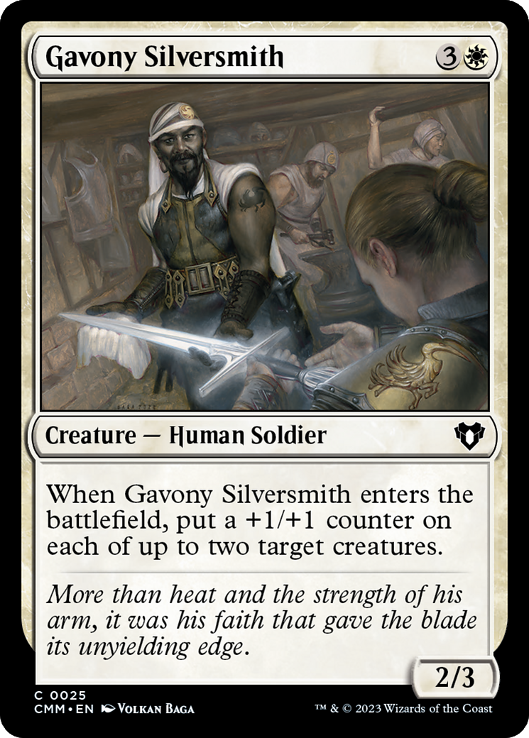 Gavony Silversmith [Commander Masters] | Dumpster Cat Games