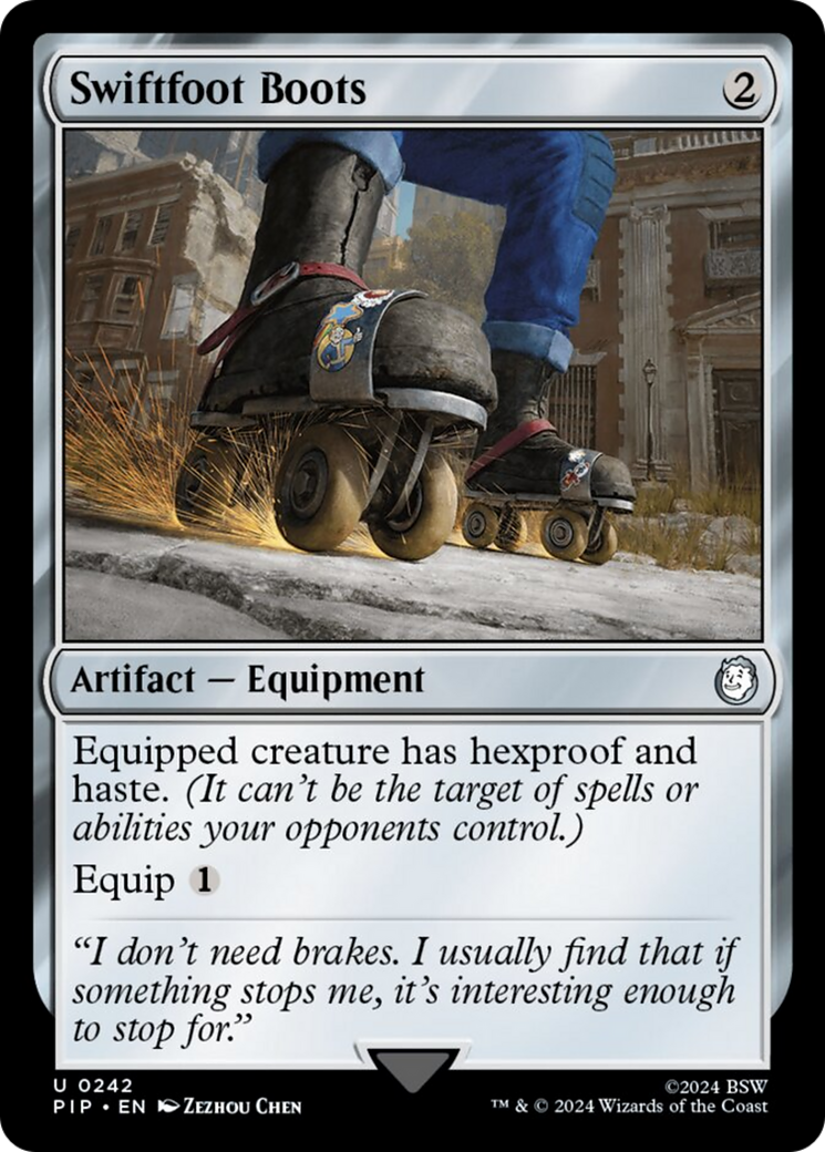 Swiftfoot Boots [Fallout] | Dumpster Cat Games