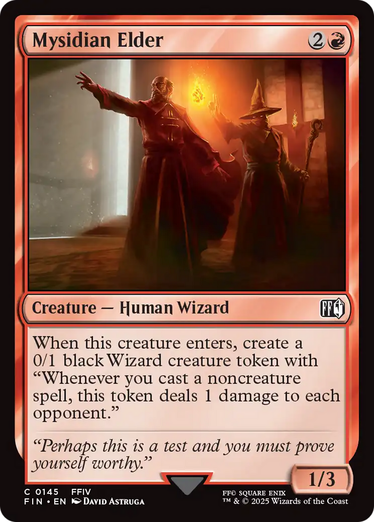 Mysidian Elder [FINAL FANTASY] | Dumpster Cat Games