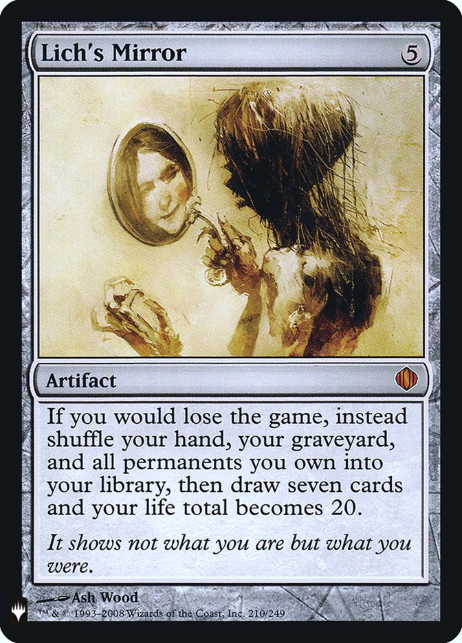 Lich's Mirror [Mystery Booster] | Dumpster Cat Games