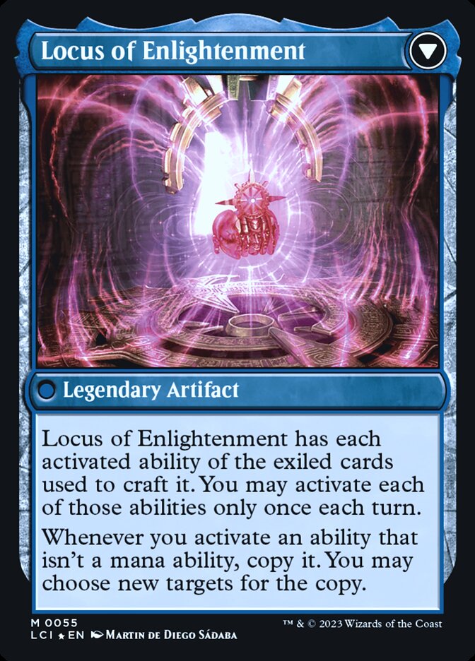 The Enigma Jewel // Locus of Enlightenment [The Lost Caverns of Ixalan Prerelease Cards] | Dumpster Cat Games