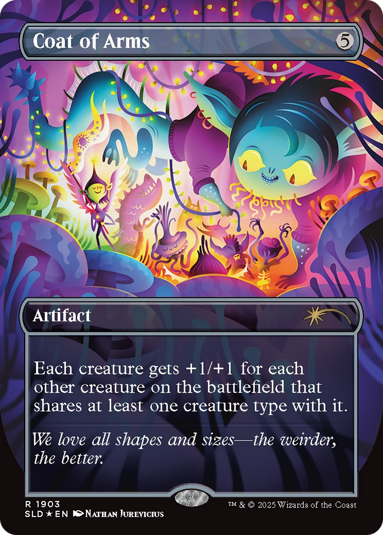 Coat of Arms (Double Rainbow Foil) [Secret Lair Drop Series] | Dumpster Cat Games