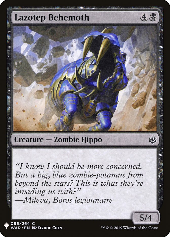 Lazotep Behemoth [Mystery Booster] | Dumpster Cat Games