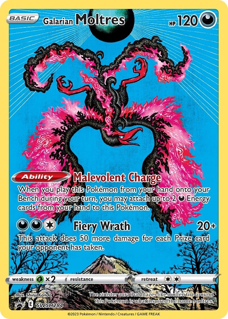 Galarian Moltres (SWSH284) [Sword & Shield: Black Star Promos] | Dumpster Cat Games