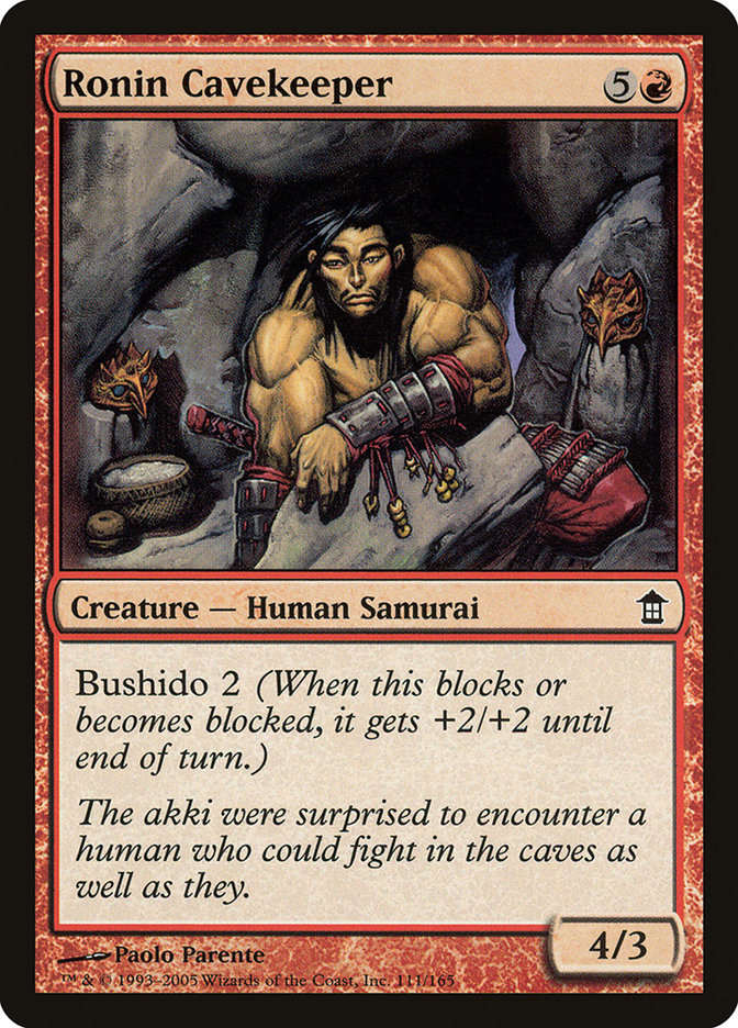 Ronin Cavekeeper [Saviors of Kamigawa] | Dumpster Cat Games