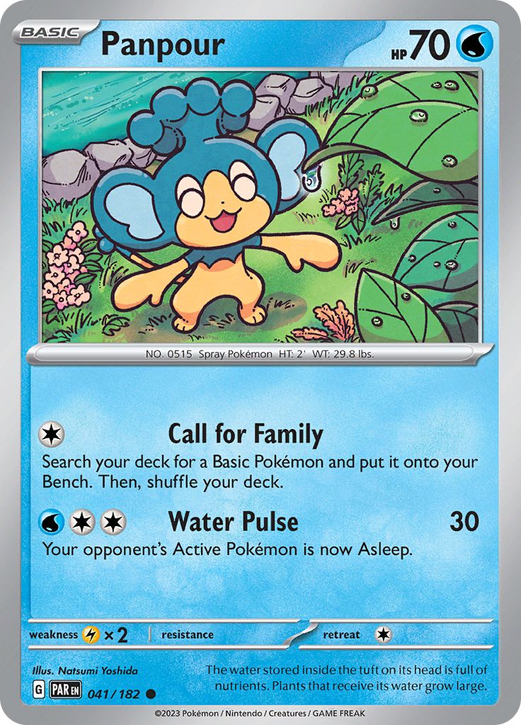 Panpour (041/182) [Scarlet & Violet: Paradox Rift] | Dumpster Cat Games