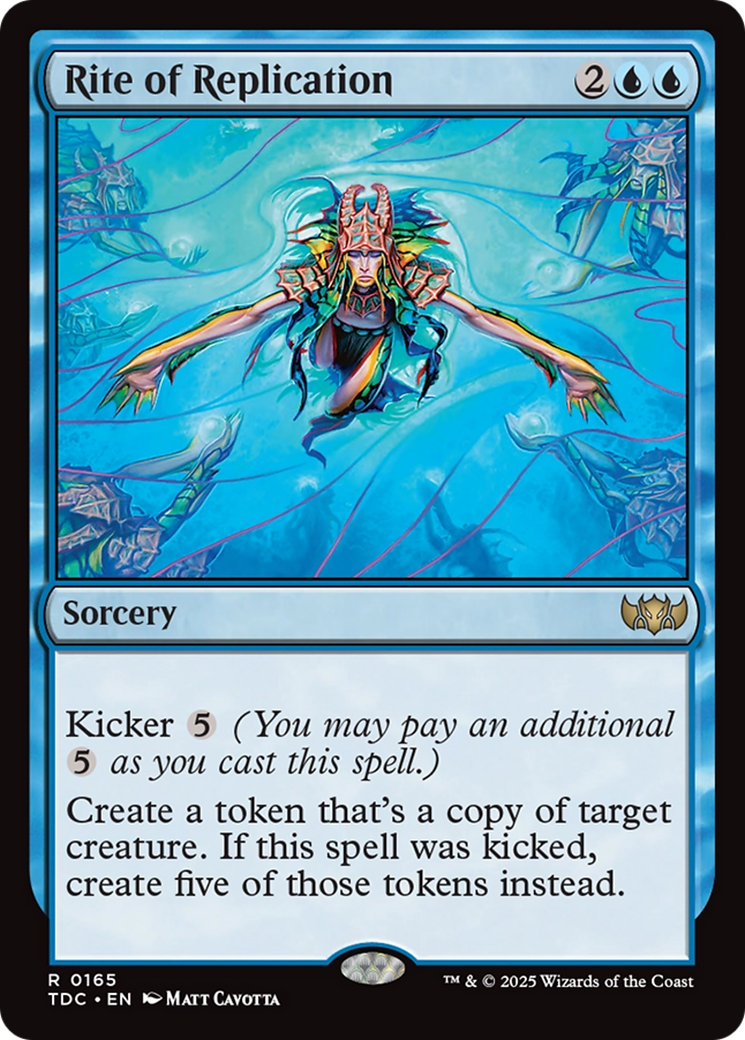 Rite of Replication [Tarkir: Dragonstorm Commander] | Dumpster Cat Games
