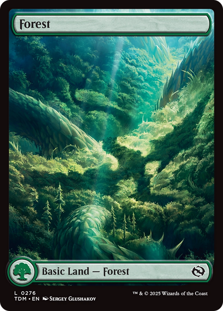 Forest (0276) [Tarkir: Dragonstorm] | Dumpster Cat Games