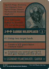 Garruk Wildspeaker [Secret Lair Drop Series] | Dumpster Cat Games