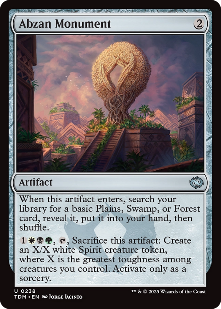 Abzan Monument [Tarkir: Dragonstorm] | Dumpster Cat Games