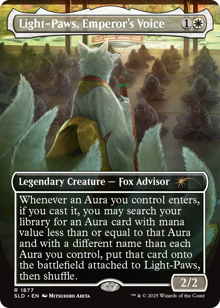 Light-Paws, Emperor's Voice (Rainbow Foil) [Secret Lair Drop Series] | Dumpster Cat Games