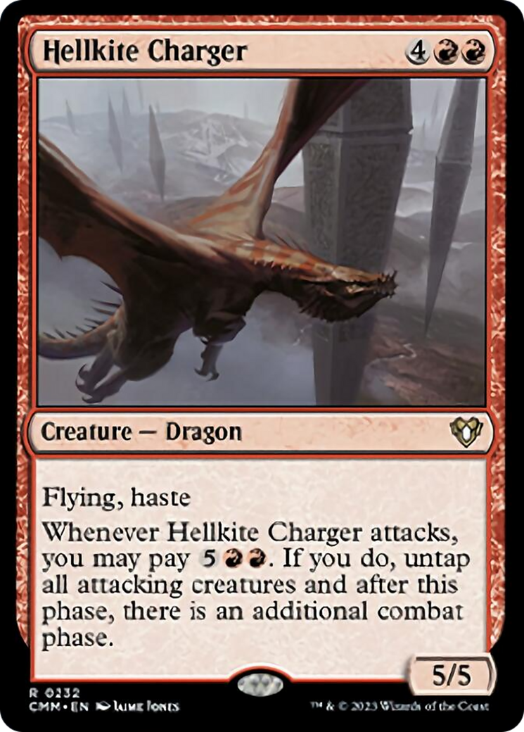 Hellkite Charger [Commander Masters] | Dumpster Cat Games
