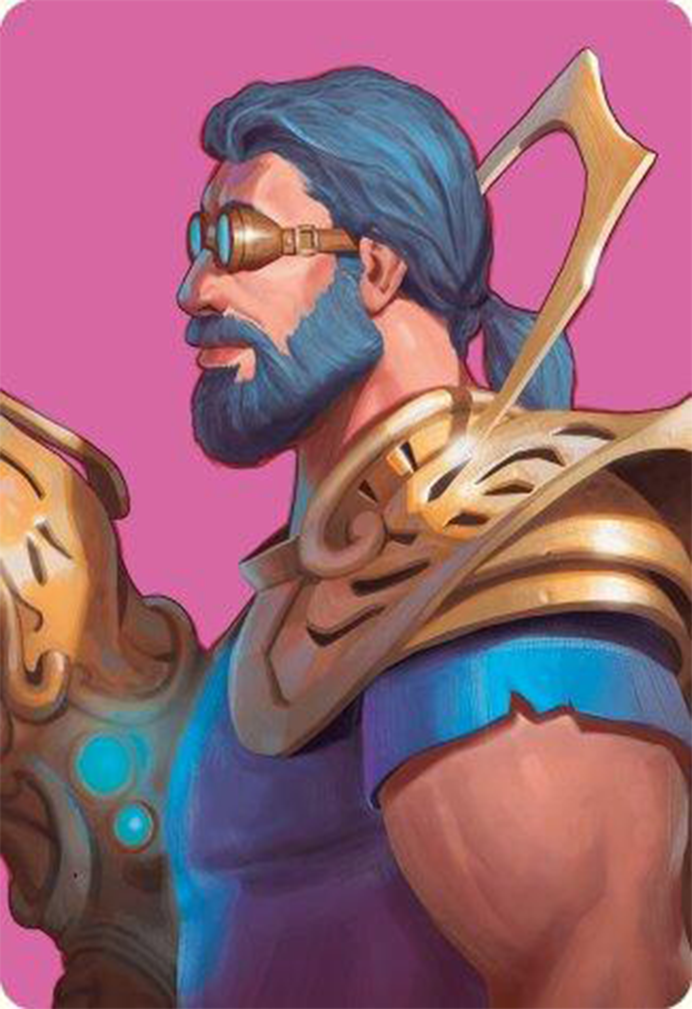Satya, Aetherflux Genius Art Card [Modern Horizons 3 Art Series] | Dumpster Cat Games
