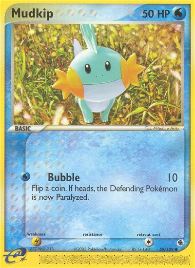 Mudkip (59/109) [EX: Ruby & Sapphire] | Dumpster Cat Games
