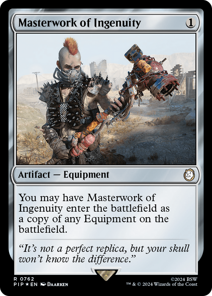 Masterwork of Ingenuity (Surge Foil) [Fallout] | Dumpster Cat Games