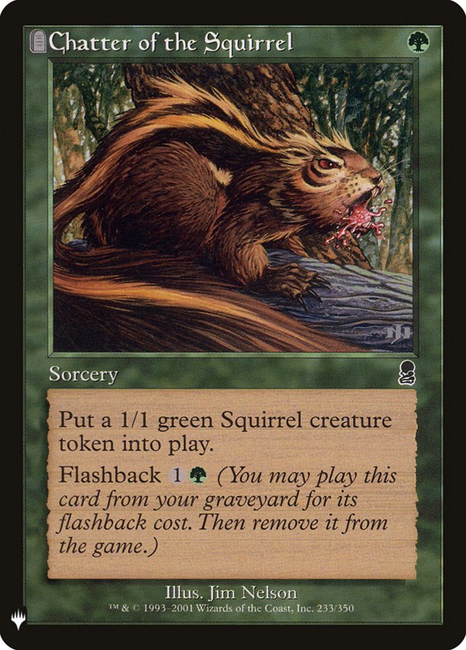 Chatter of the Squirrel [Mystery Booster] | Dumpster Cat Games