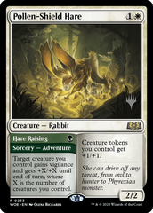 Pollen-Shield Hare // Hare Raising (Promo Pack) [Wilds of Eldraine Promos] | Dumpster Cat Games
