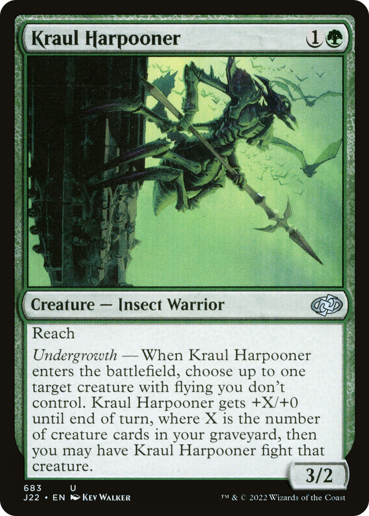Kraul Harpooner [Jumpstart 2022] | Dumpster Cat Games