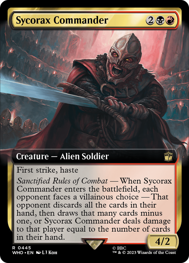 Sycorax Commander (Extended Art) [Doctor Who] | Dumpster Cat Games