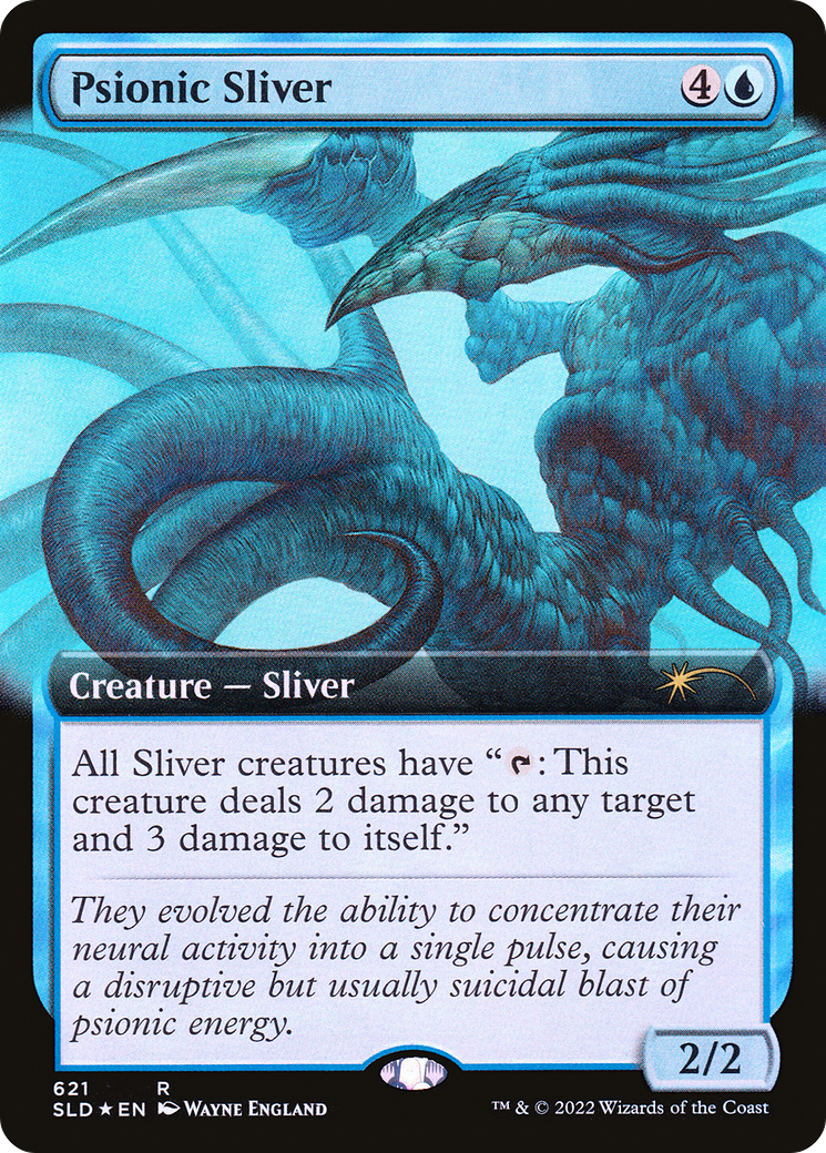 Psionic Sliver (Extended Art) [Secret Lair Drop Promos] | Dumpster Cat Games
