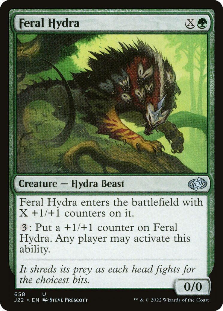 Feral Hydra [Jumpstart 2022] | Dumpster Cat Games