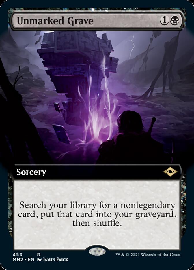 Unmarked Grave (Extended Art) [Modern Horizons 2] | Dumpster Cat Games