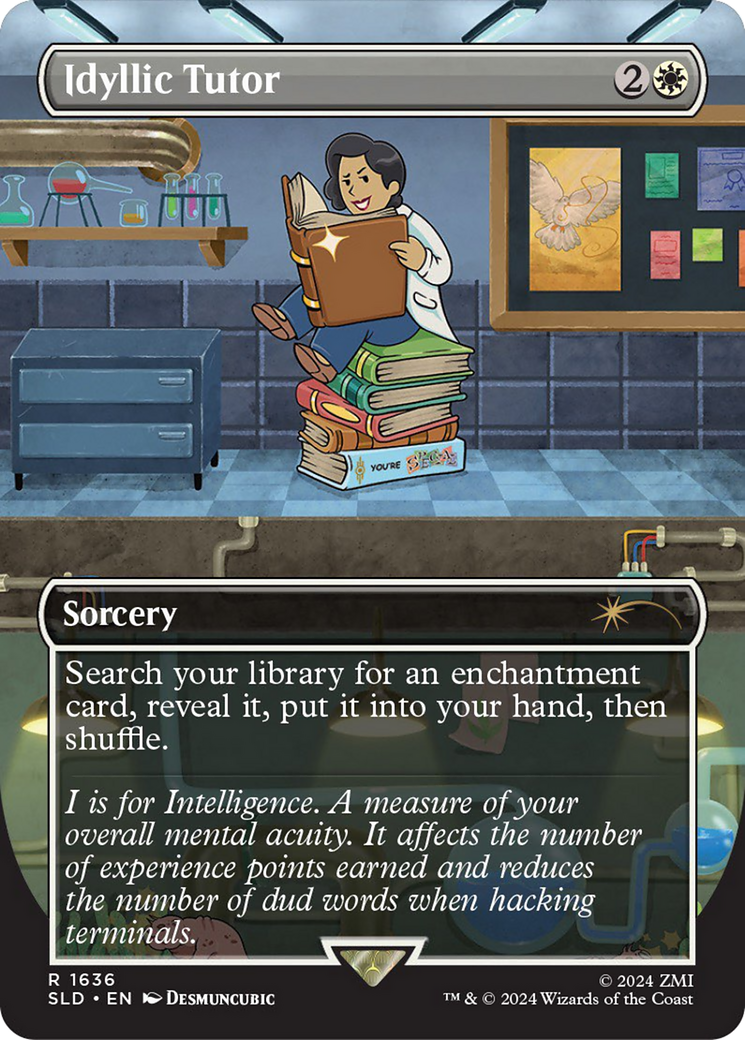 Idyllic Tutor (1636) (Rainbow Foil) [Secret Lair Drop Series] | Dumpster Cat Games