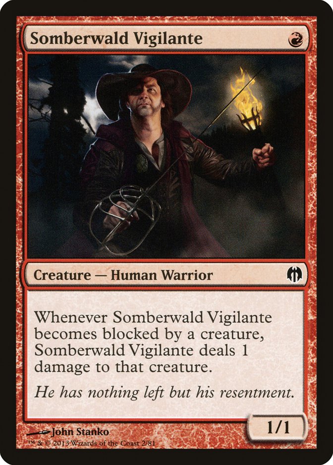 Somberwald Vigilante [Duel Decks: Heroes vs. Monsters] | Dumpster Cat Games