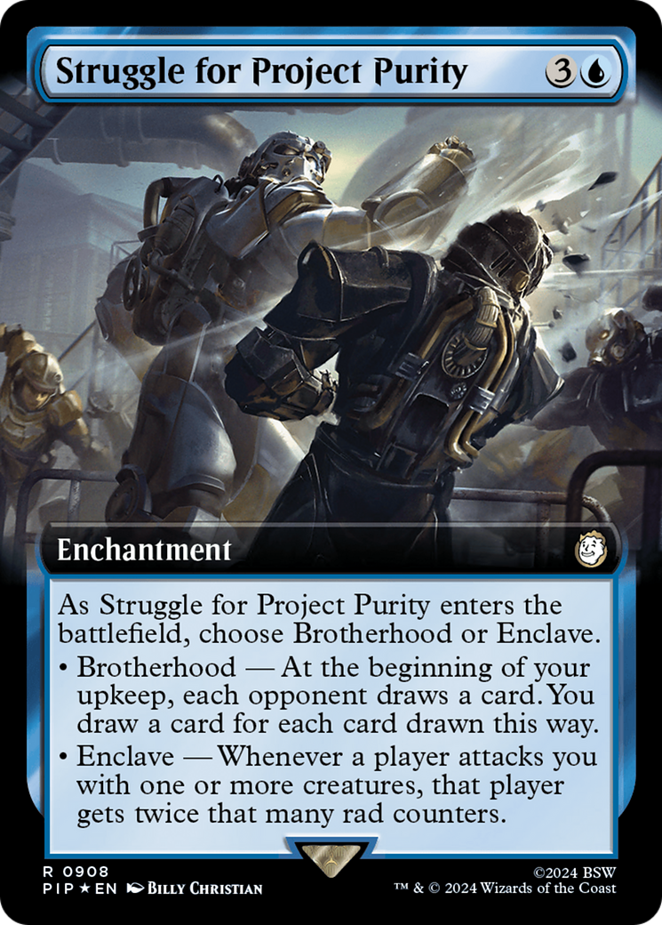 Struggle for Project Purity (Extended Art) (Surge Foil) [Fallout] | Dumpster Cat Games