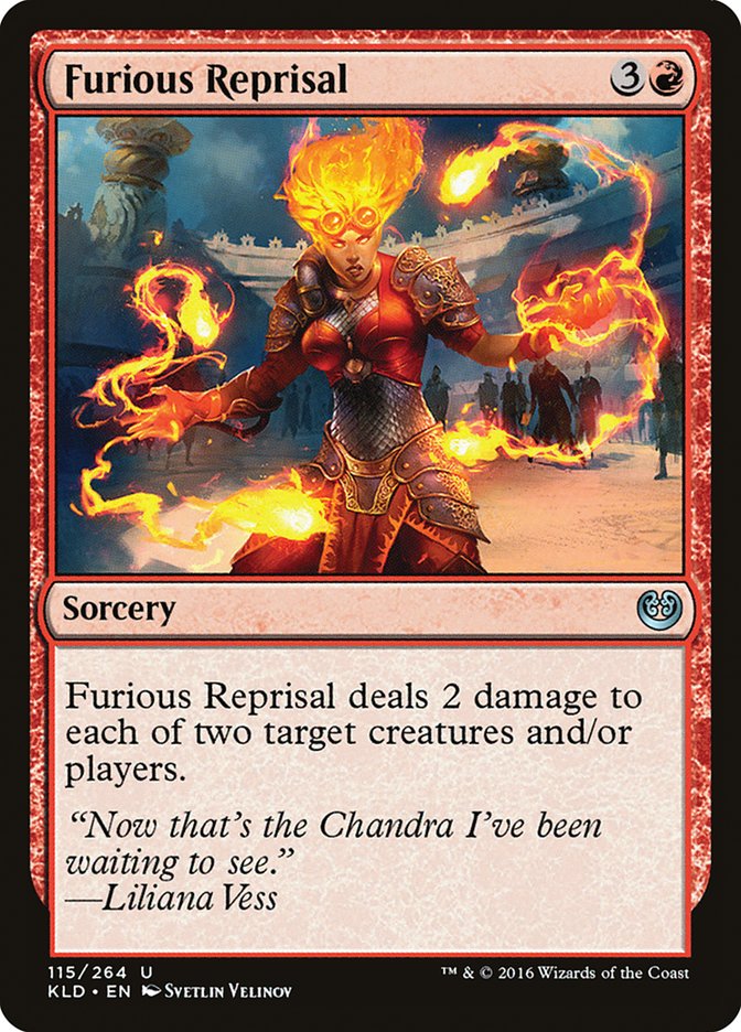 Furious Reprisal [Kaladesh] | Dumpster Cat Games