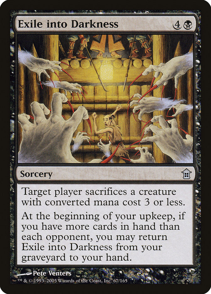 Exile into Darkness [Saviors of Kamigawa] | Dumpster Cat Games
