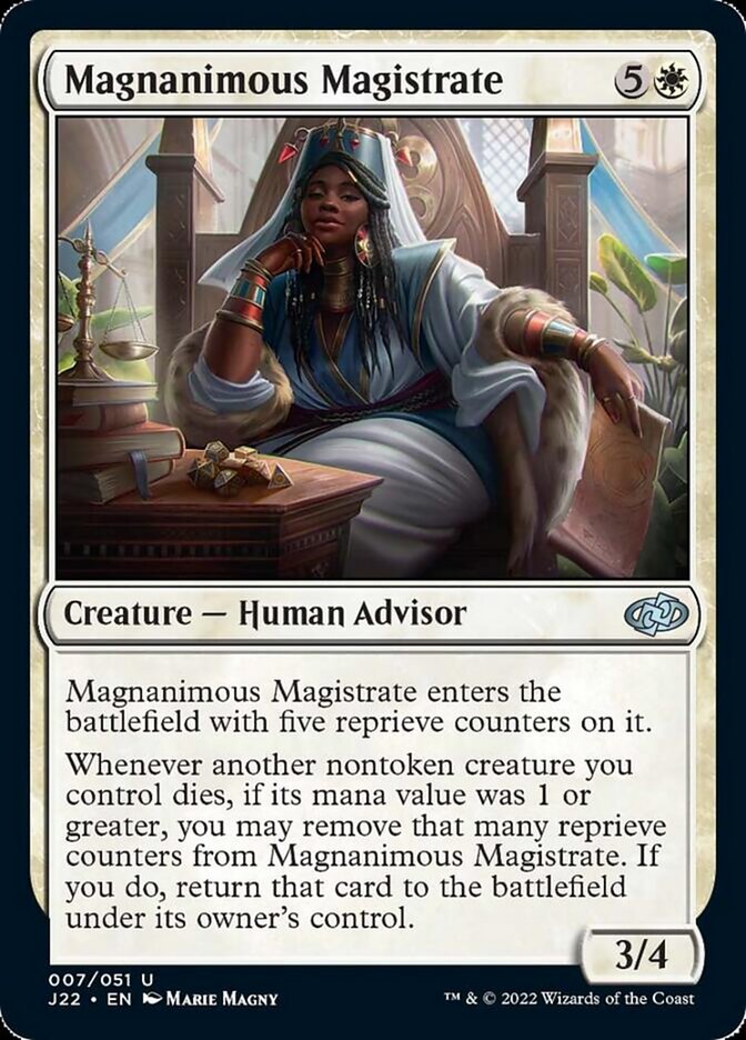 Magnanimous Magistrate [Jumpstart 2022] | Dumpster Cat Games