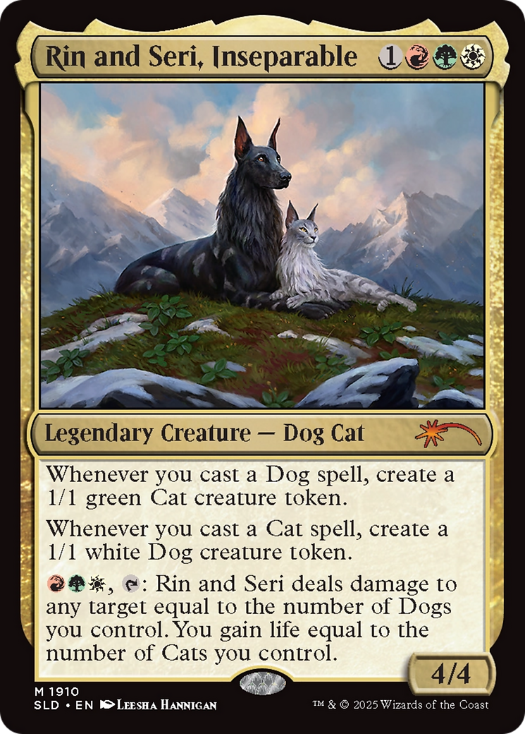 Rin and Seri, Inseparable (1910) [Secret Lair Drop Series] | Dumpster Cat Games