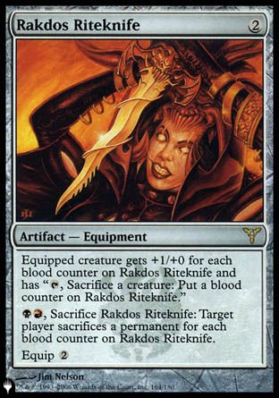 Rakdos Riteknife [The List] | Dumpster Cat Games
