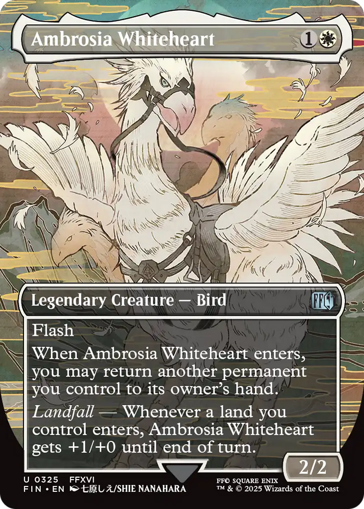 Ambrosia Whiteheart (Borderless) [FINAL FANTASY] | Dumpster Cat Games