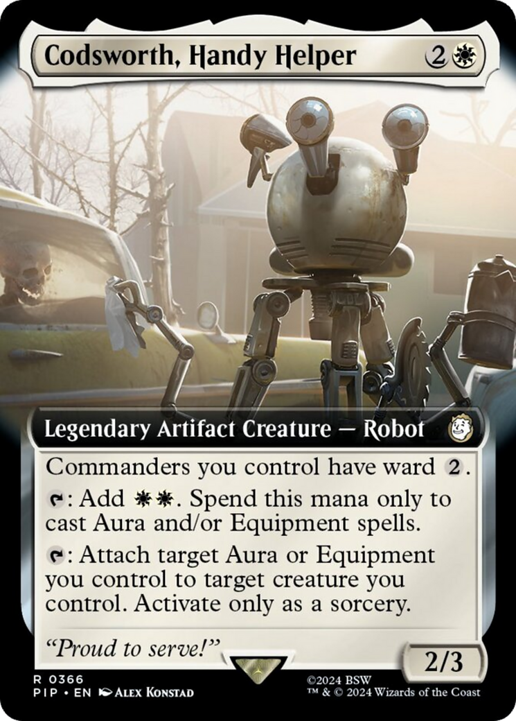 Codsworth, Handy Helper (Extended Art) [Fallout] | Dumpster Cat Games