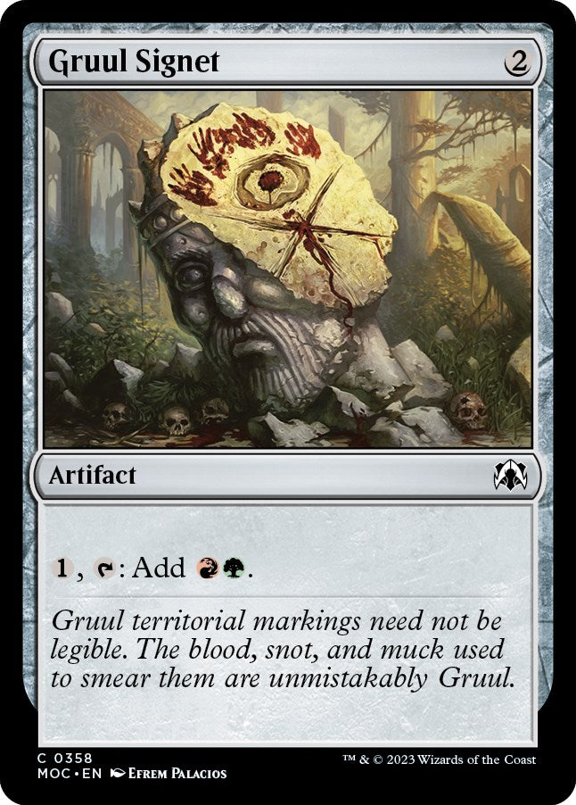 Gruul Signet [March of the Machine Commander] | Dumpster Cat Games
