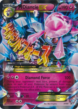 M Diancie EX (XY44) (Jumbo Card) [XY: Black Star Promos] | Dumpster Cat Games