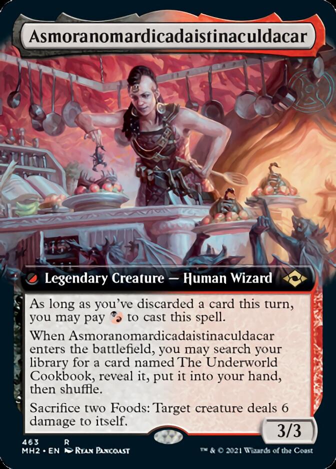 Asmoranomardicadaistinaculdacar (Extended Art) [Modern Horizons 2] | Dumpster Cat Games