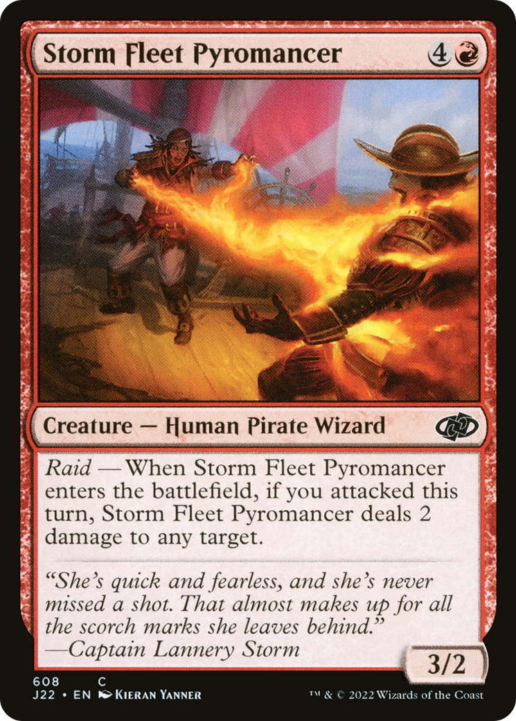 Storm Fleet Pyromancer [Jumpstart 2022] | Dumpster Cat Games