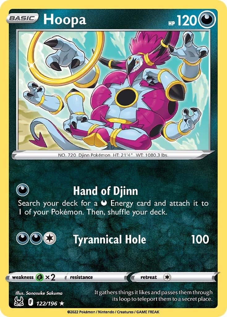 Hoopa (122/196) [Sword & Shield: Lost Origin] | Dumpster Cat Games