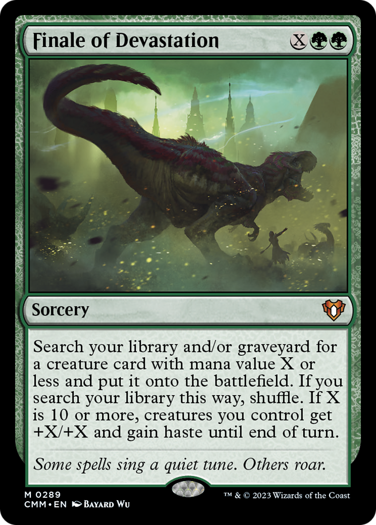 Finale of Devastation [Commander Masters] | Dumpster Cat Games