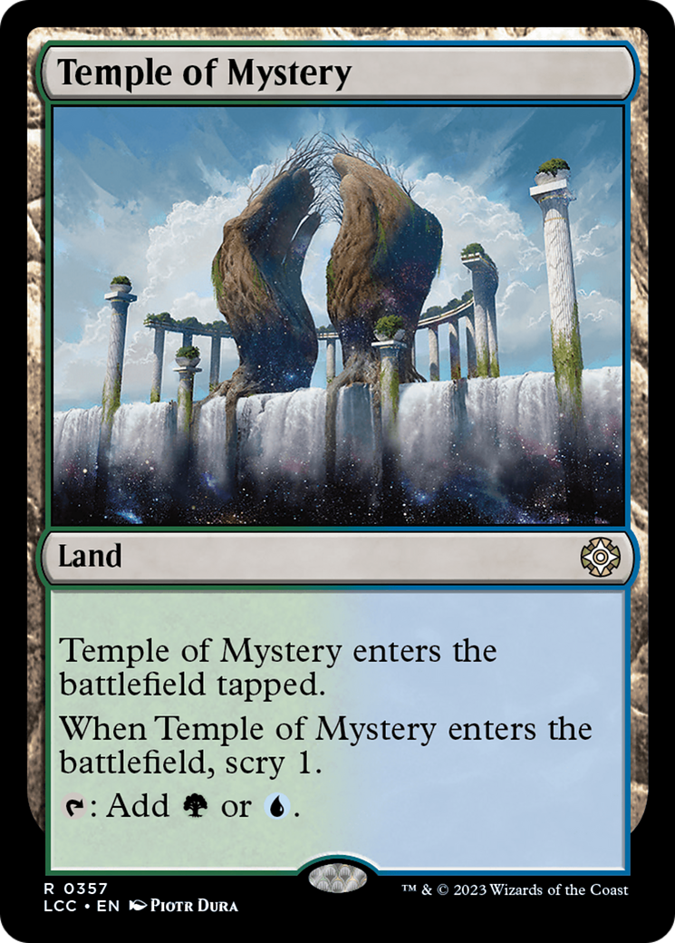 Temple of Mystery [The Lost Caverns of Ixalan Commander] | Dumpster Cat Games
