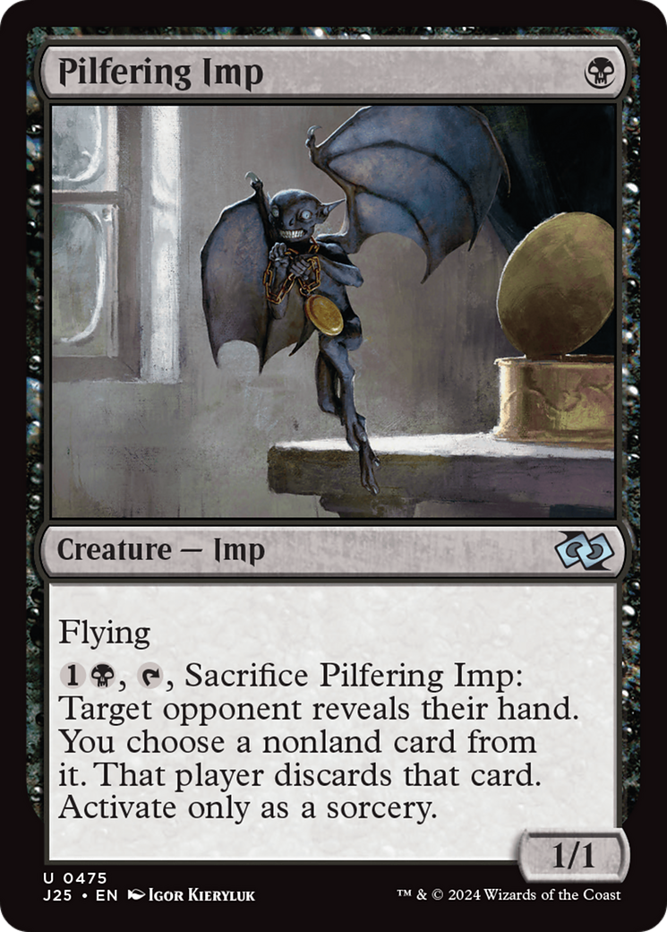 Pilfering Imp [Foundations Jumpstart] | Dumpster Cat Games