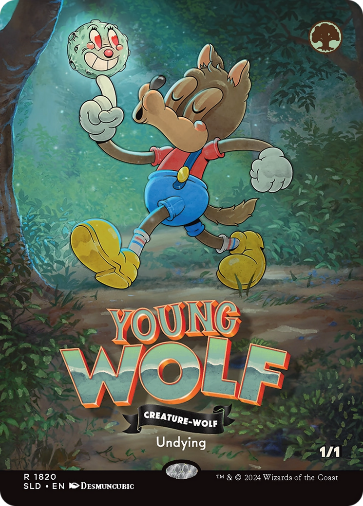 Young Wolf [Secret Lair Drop Series] | Dumpster Cat Games
