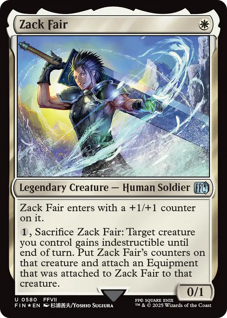 Zack Fair (Surge Foil) [FINAL FANTASY] | Dumpster Cat Games