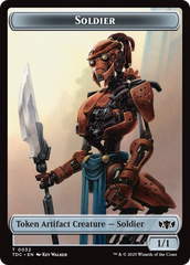 Solider (0032) // Copy Double-Sided Token [Tarkir: Dragonstorm Commander Tokens] | Dumpster Cat Games